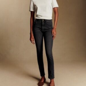 Sézane Slim Parfait Grey - Tall - Size 4 (36 in FR) 27” waist, 33.5” inseam